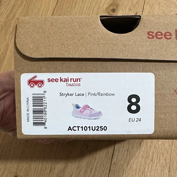 See Kai Run Pink and Purple Kids Sneakers - Picture 6 of 6